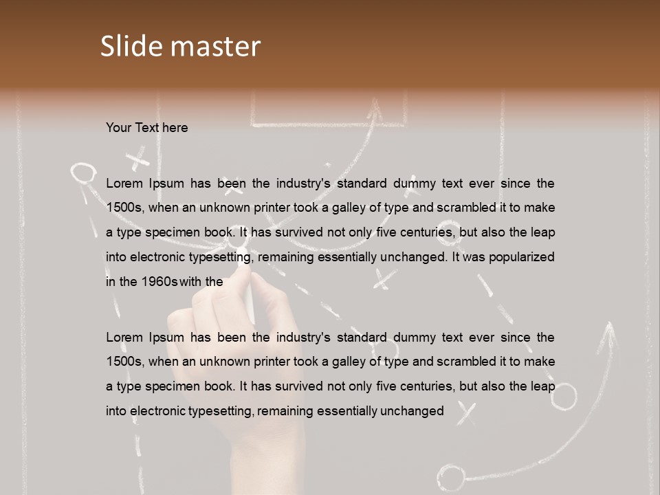 Lesson Diagram Explaining PowerPoint Template