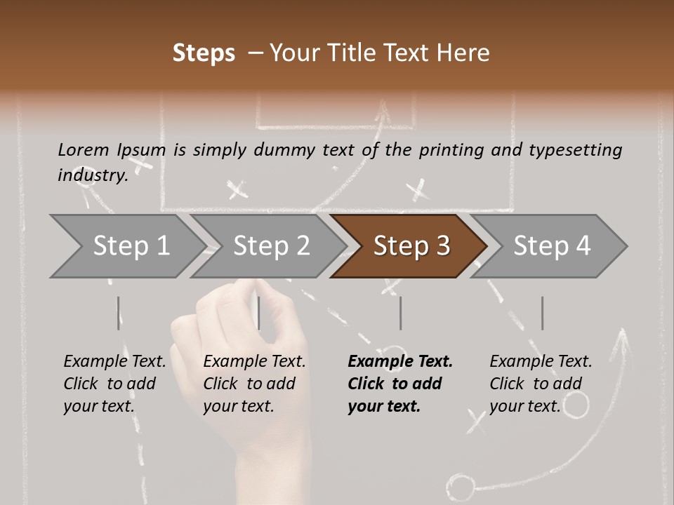 Lesson Diagram Explaining PowerPoint Template
