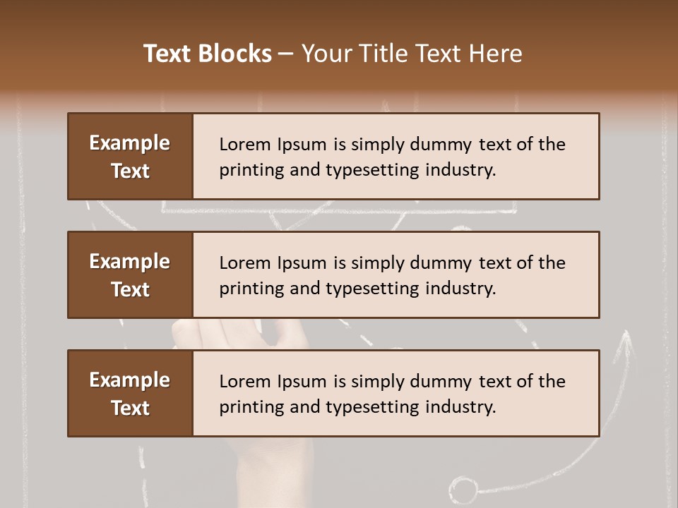 Lesson Diagram Explaining PowerPoint Template