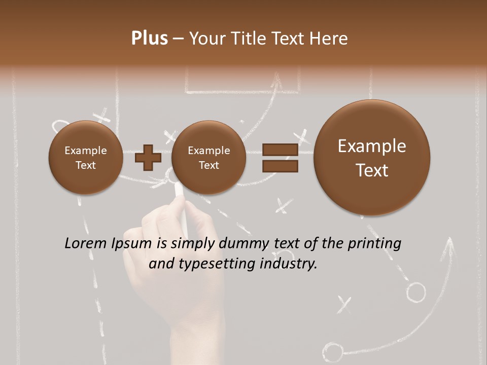 Lesson Diagram Explaining PowerPoint Template