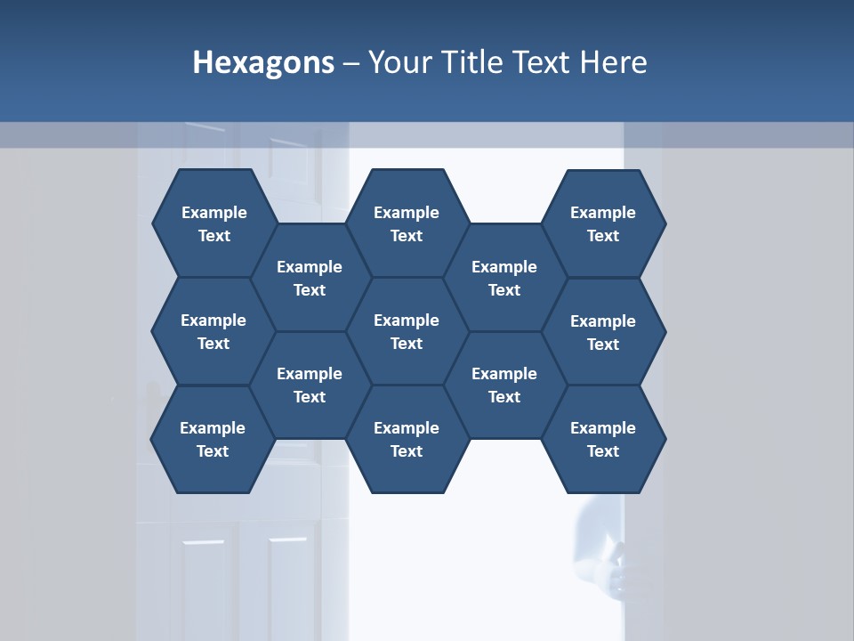 Alone Exit Door PowerPoint Template