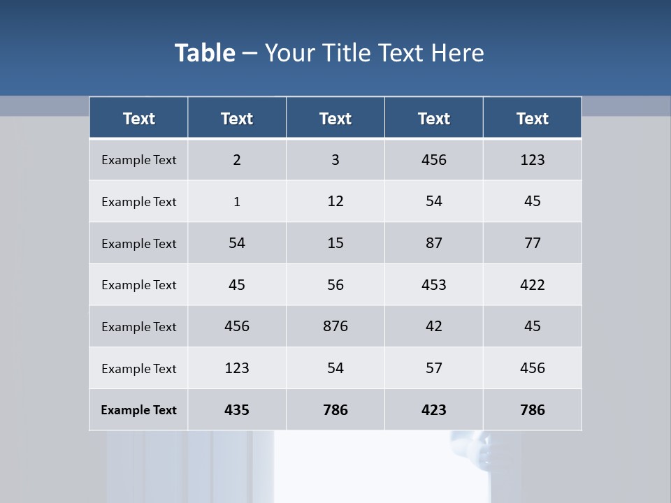 Alone Exit Door PowerPoint Template