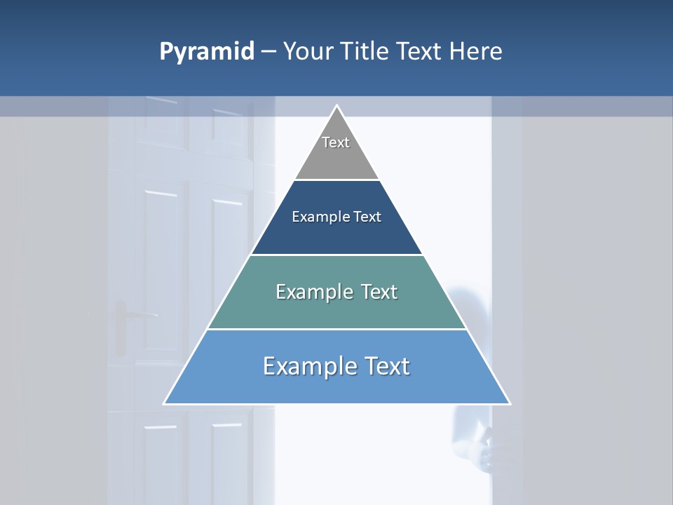Alone Exit Door PowerPoint Template
