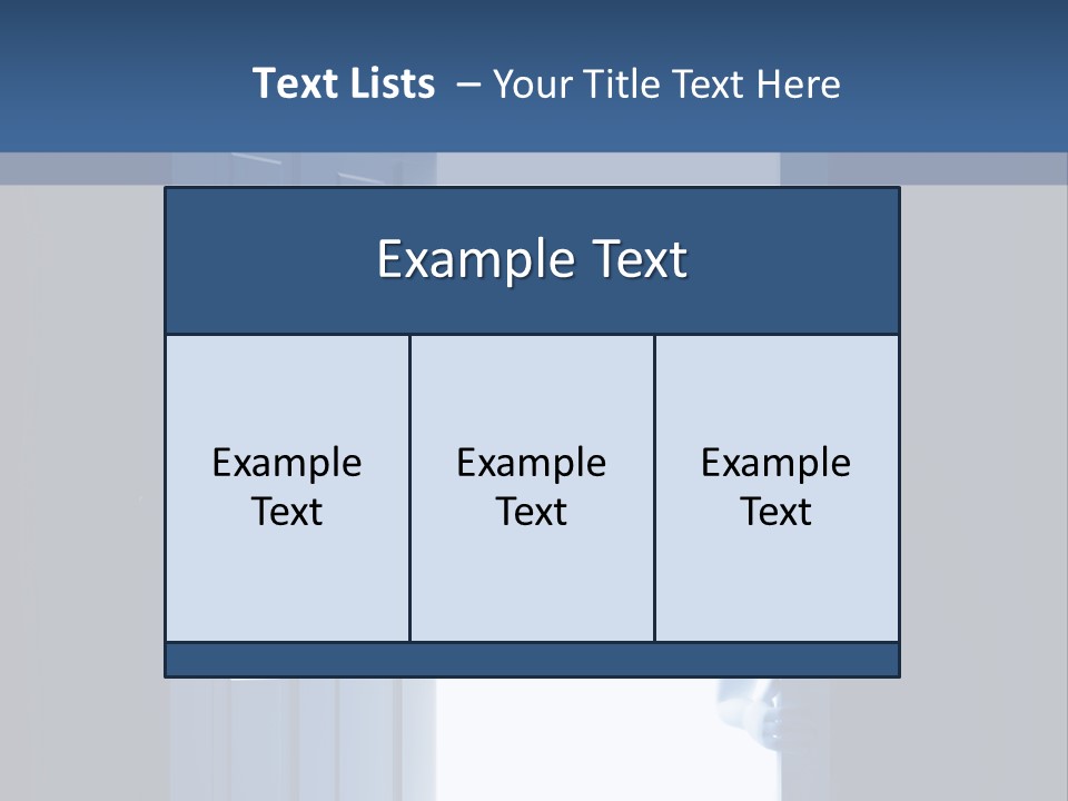 Alone Exit Door PowerPoint Template