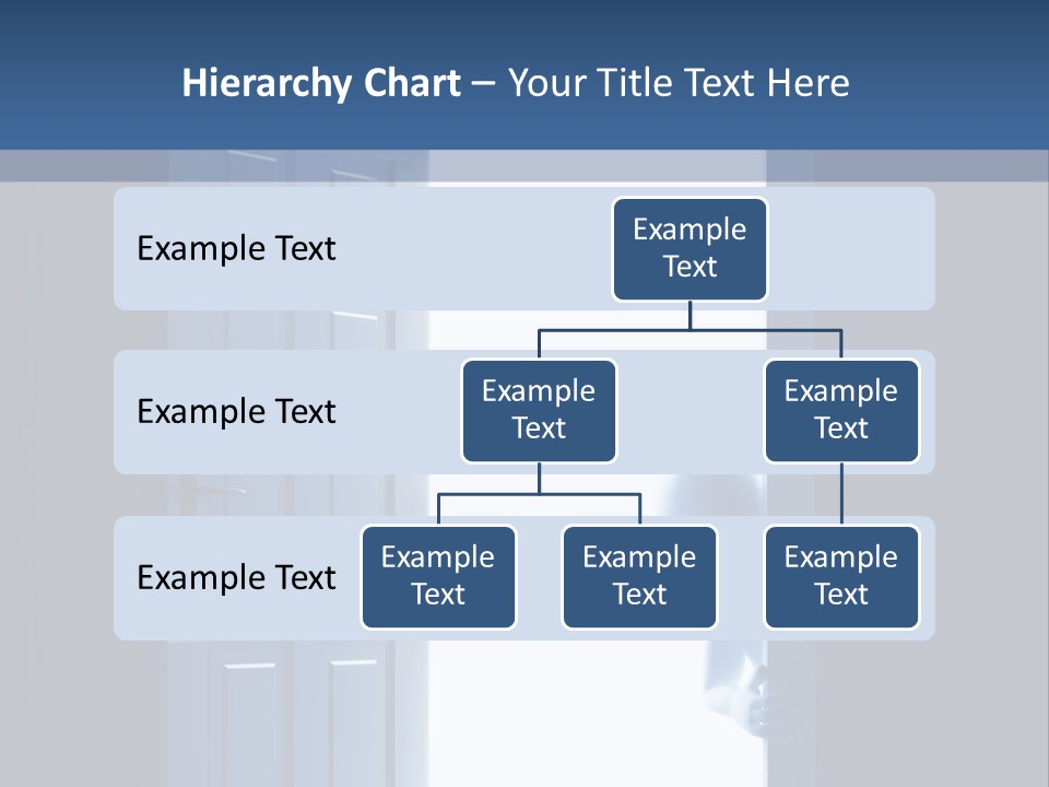 Alone Exit Door PowerPoint Template