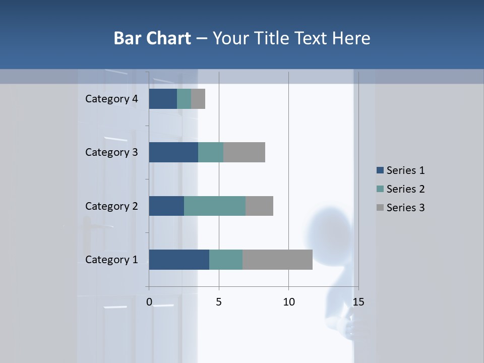 Alone Exit Door PowerPoint Template