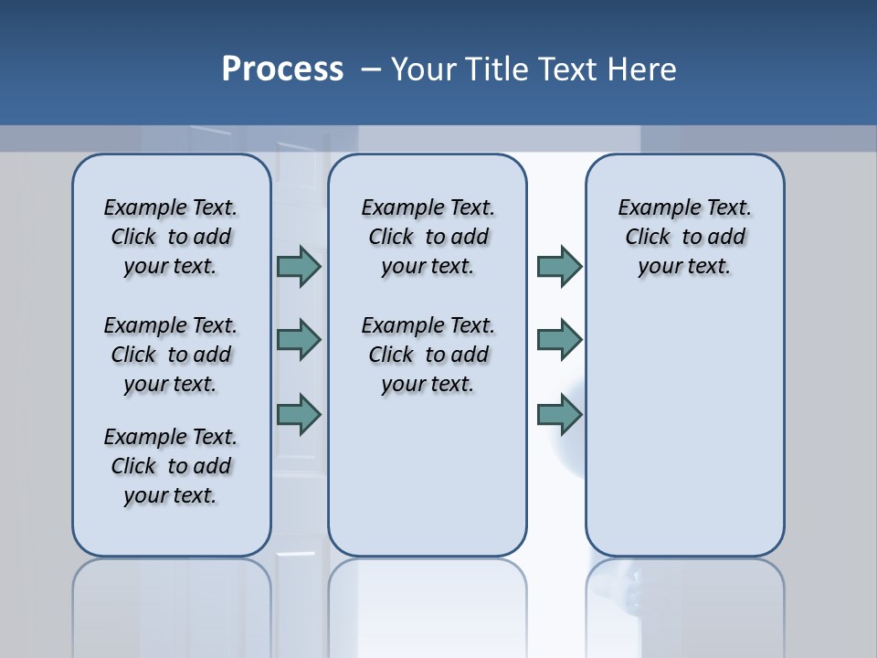 Alone Exit Door PowerPoint Template