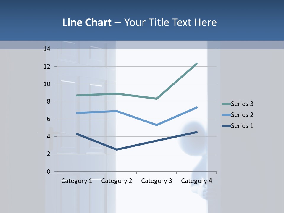 Alone Exit Door PowerPoint Template