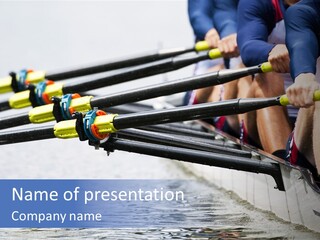 Boat Effort Competition PowerPoint Template