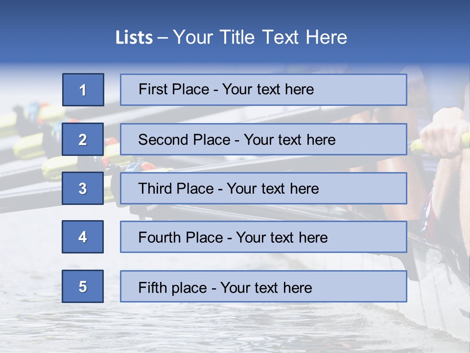 Boat Effort Competition PowerPoint Template