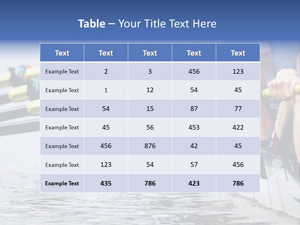 Boat Effort Competition PowerPoint Template