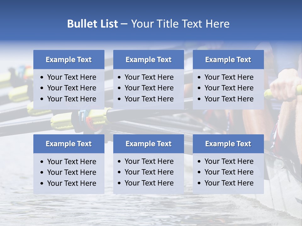 Boat Effort Competition PowerPoint Template