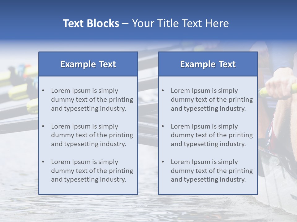 Boat Effort Competition PowerPoint Template