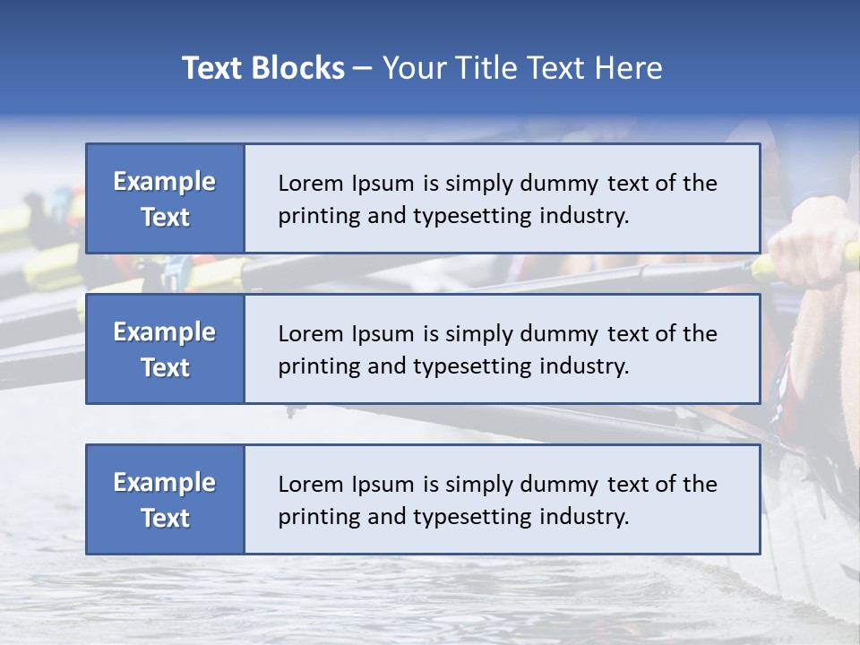 Boat Effort Competition PowerPoint Template