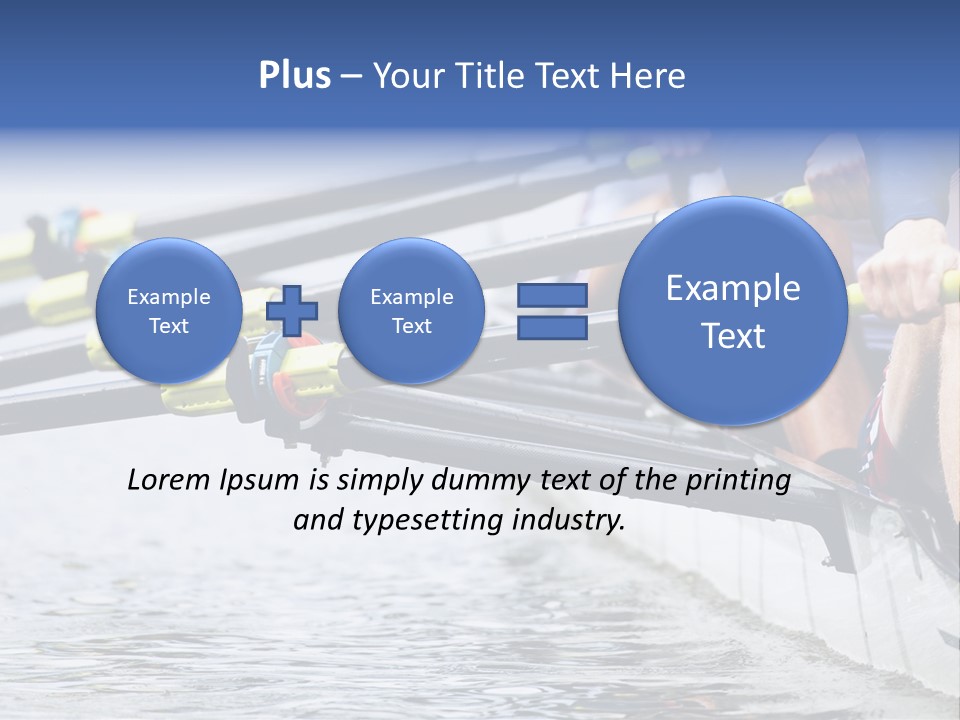 Boat Effort Competition PowerPoint Template