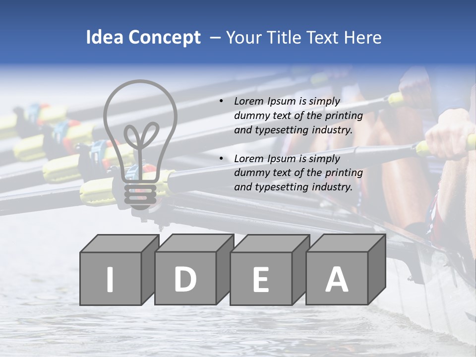 Boat Effort Competition PowerPoint Template