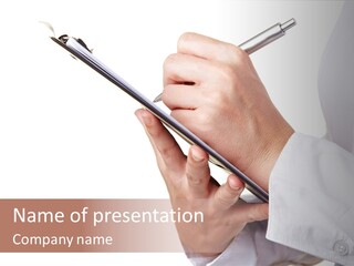 Completion Caucasian Corporate PowerPoint Template