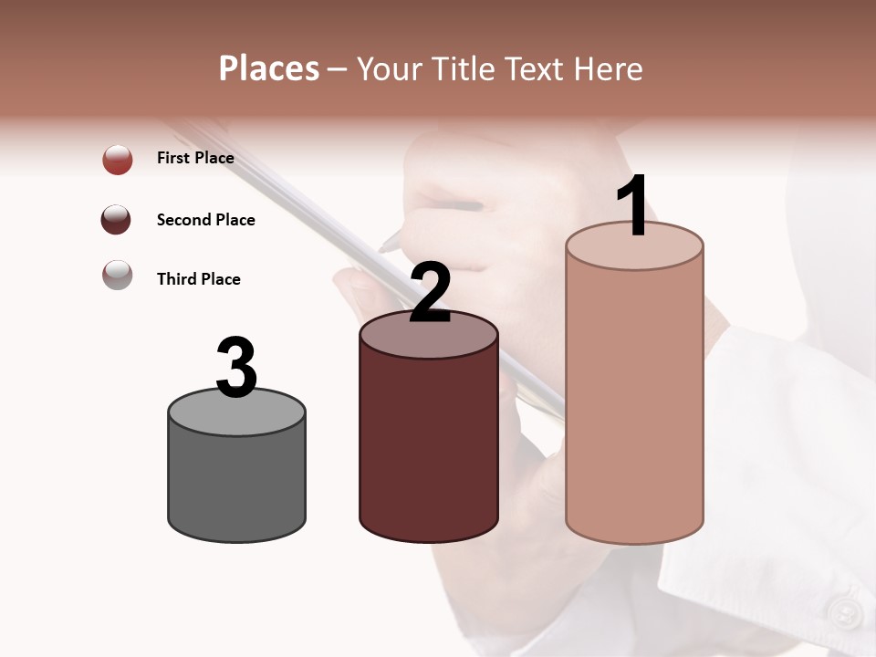 Completion Caucasian Corporate PowerPoint Template