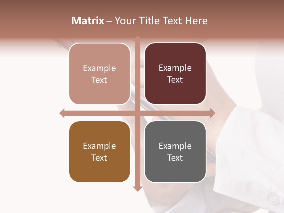 Completion Caucasian Corporate PowerPoint Template