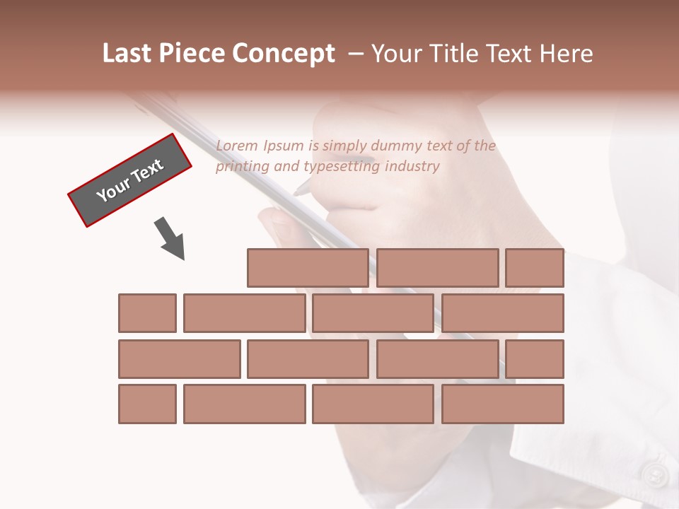 Completion Caucasian Corporate PowerPoint Template