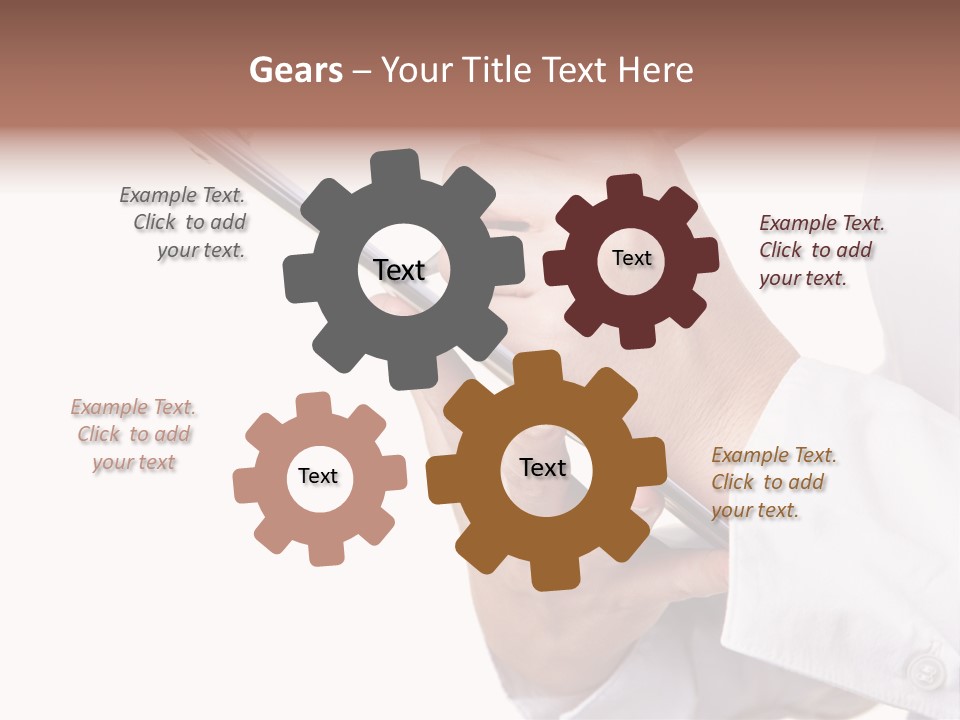 Completion Caucasian Corporate PowerPoint Template