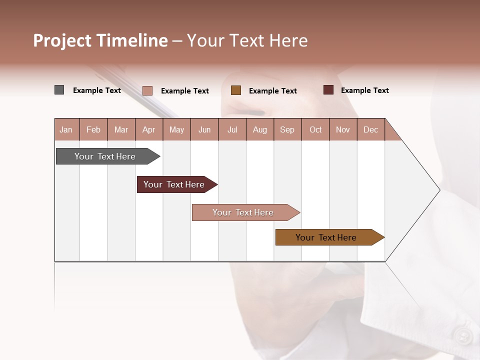 Completion Caucasian Corporate PowerPoint Template