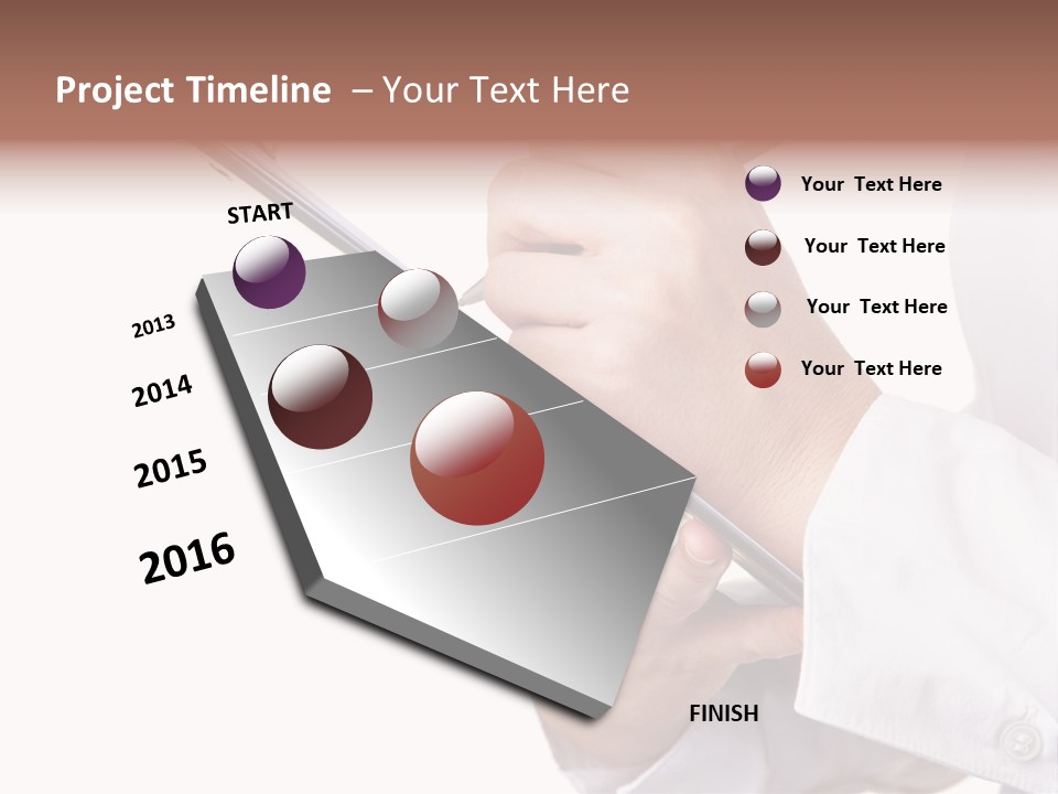 Completion Caucasian Corporate PowerPoint Template