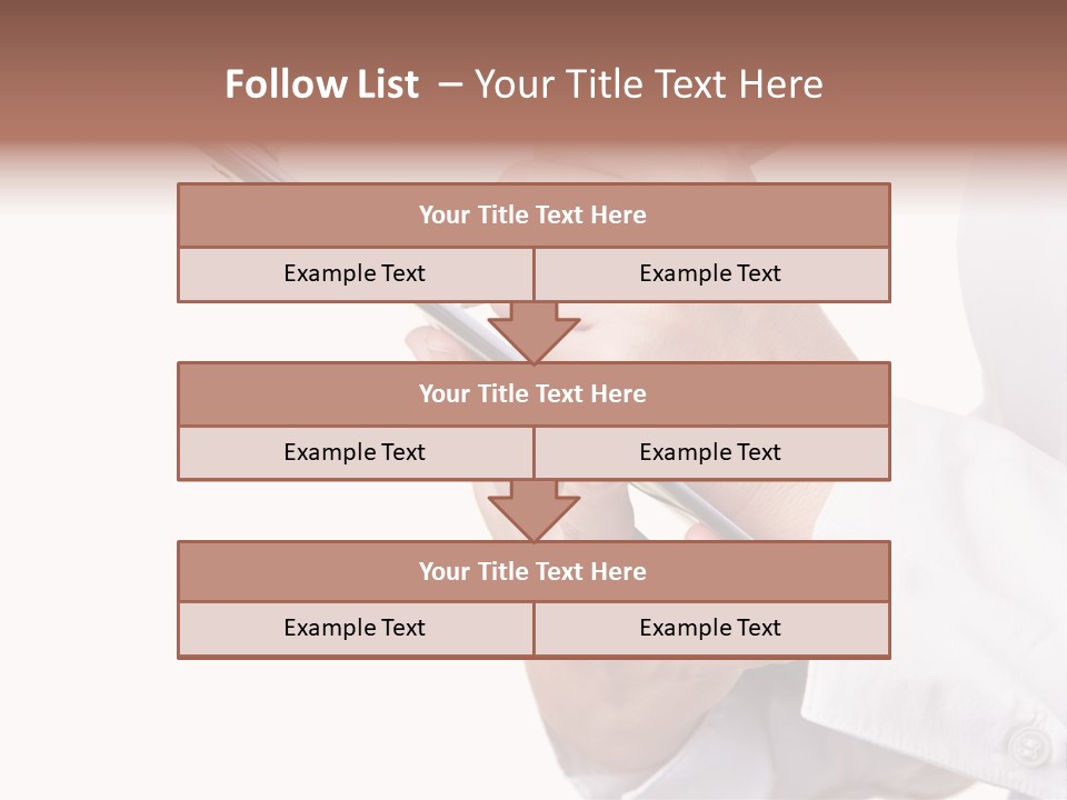Completion Caucasian Corporate PowerPoint Template