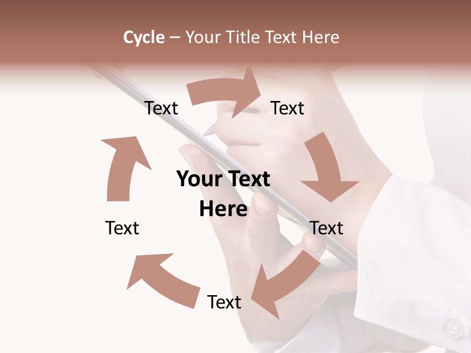 Completion Caucasian Corporate PowerPoint Template