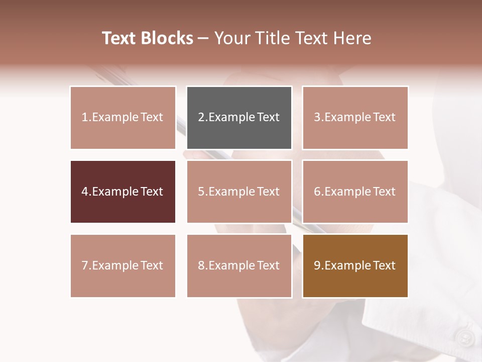 Completion Caucasian Corporate PowerPoint Template