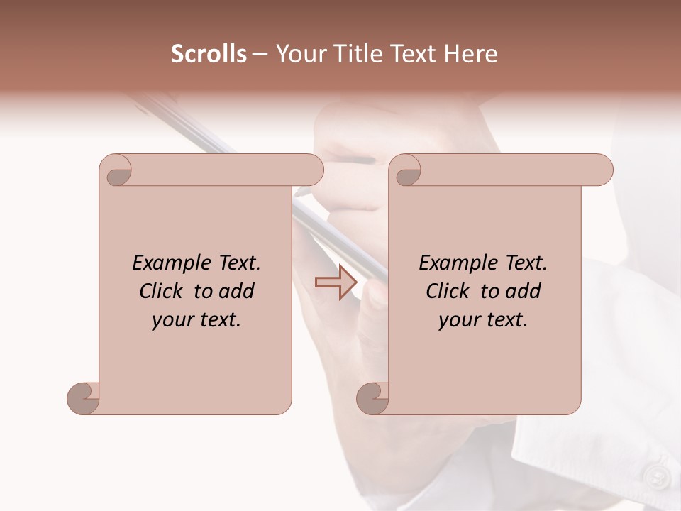 Completion Caucasian Corporate PowerPoint Template