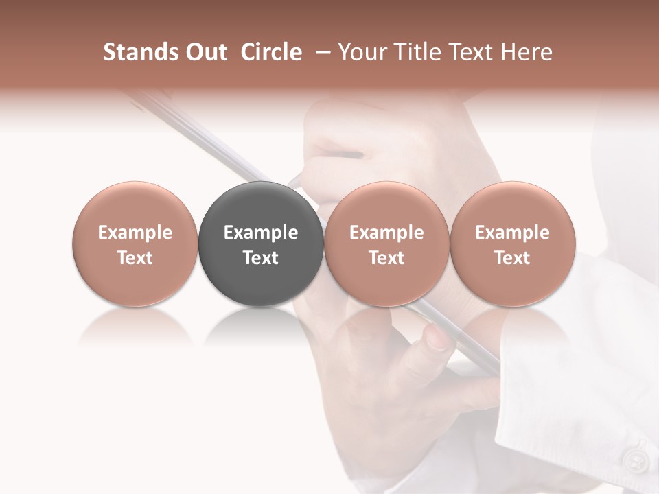 Completion Caucasian Corporate PowerPoint Template