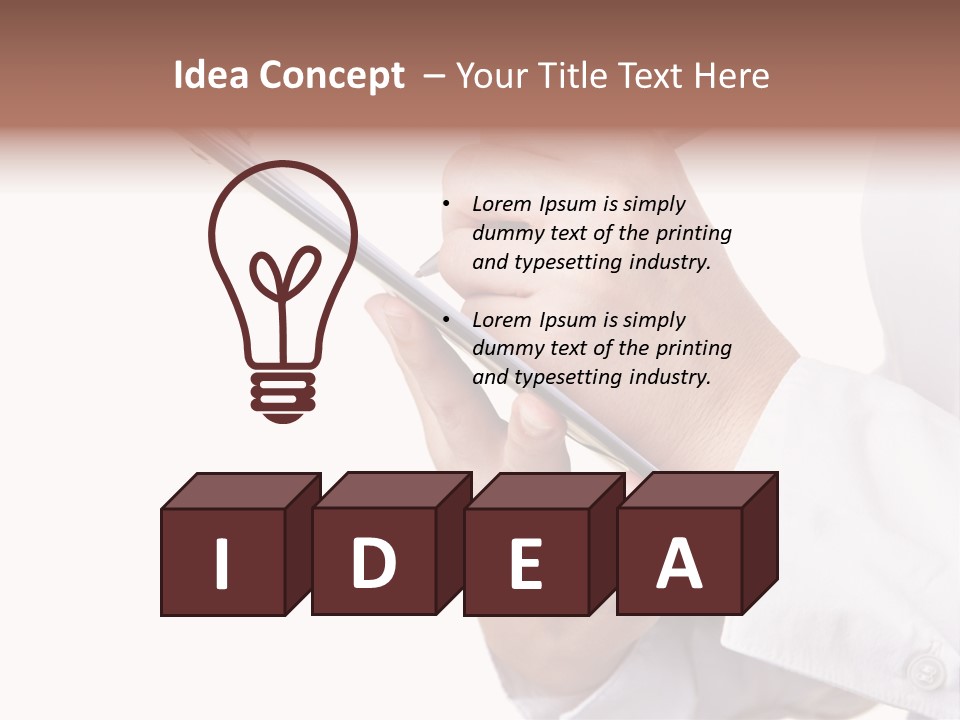 Completion Caucasian Corporate PowerPoint Template