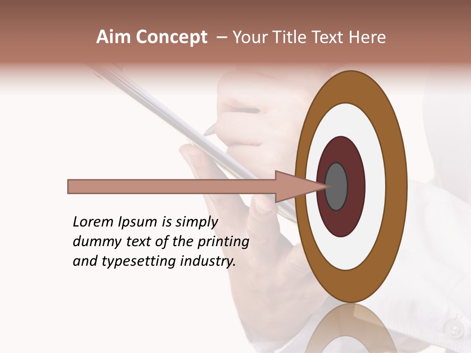 Completion Caucasian Corporate PowerPoint Template