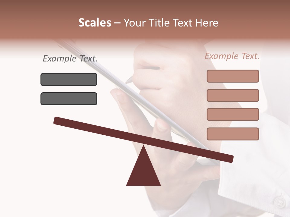 Completion Caucasian Corporate PowerPoint Template