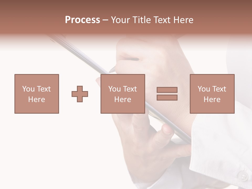 Completion Caucasian Corporate PowerPoint Template