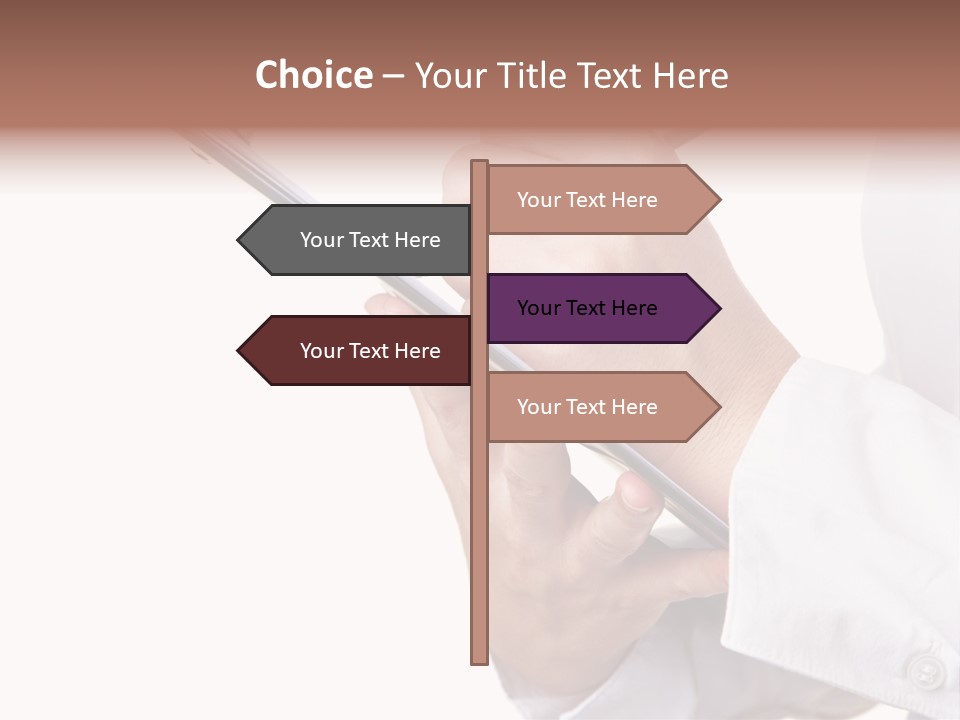 Completion Caucasian Corporate PowerPoint Template