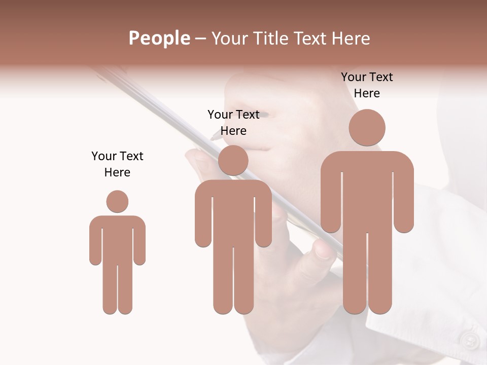 Completion Caucasian Corporate PowerPoint Template