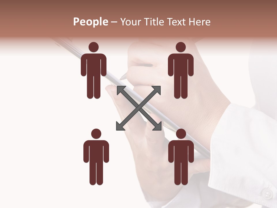 Completion Caucasian Corporate PowerPoint Template