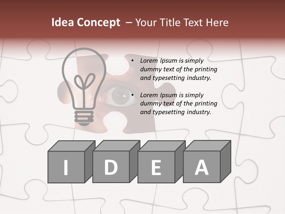 Skill Idea Implementation PowerPoint Template