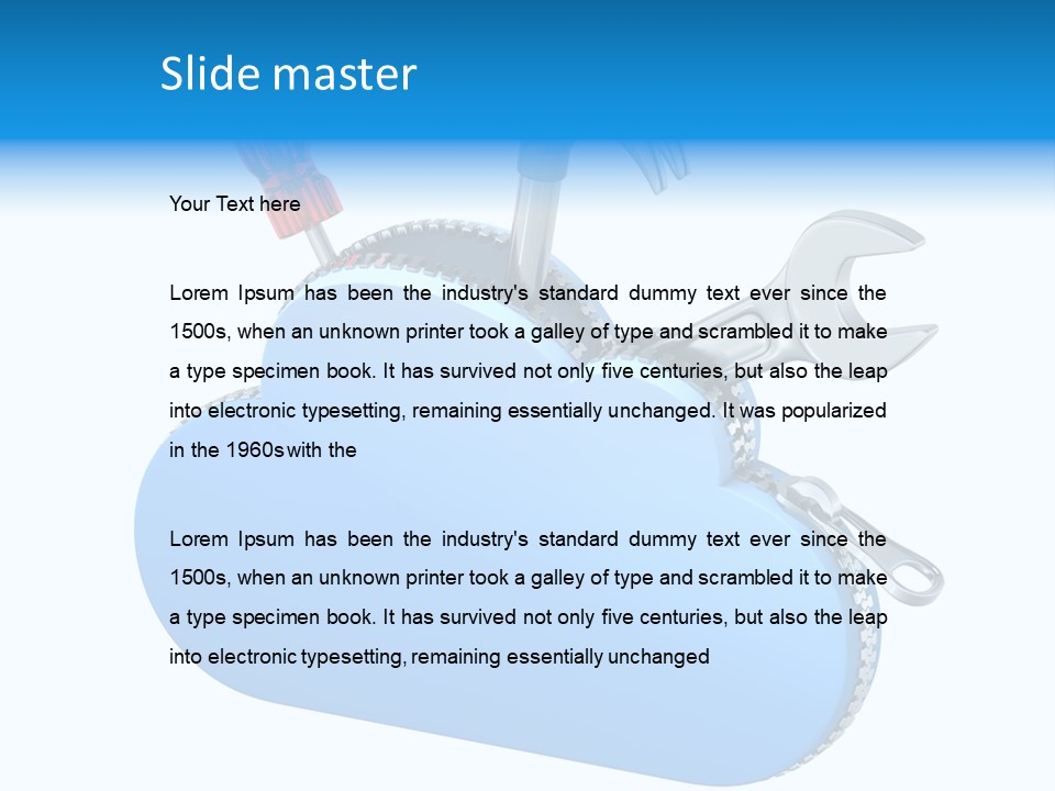 Communication Symbol Service PowerPoint Template