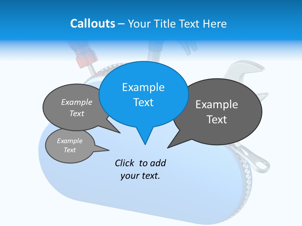 Communication Symbol Service PowerPoint Template