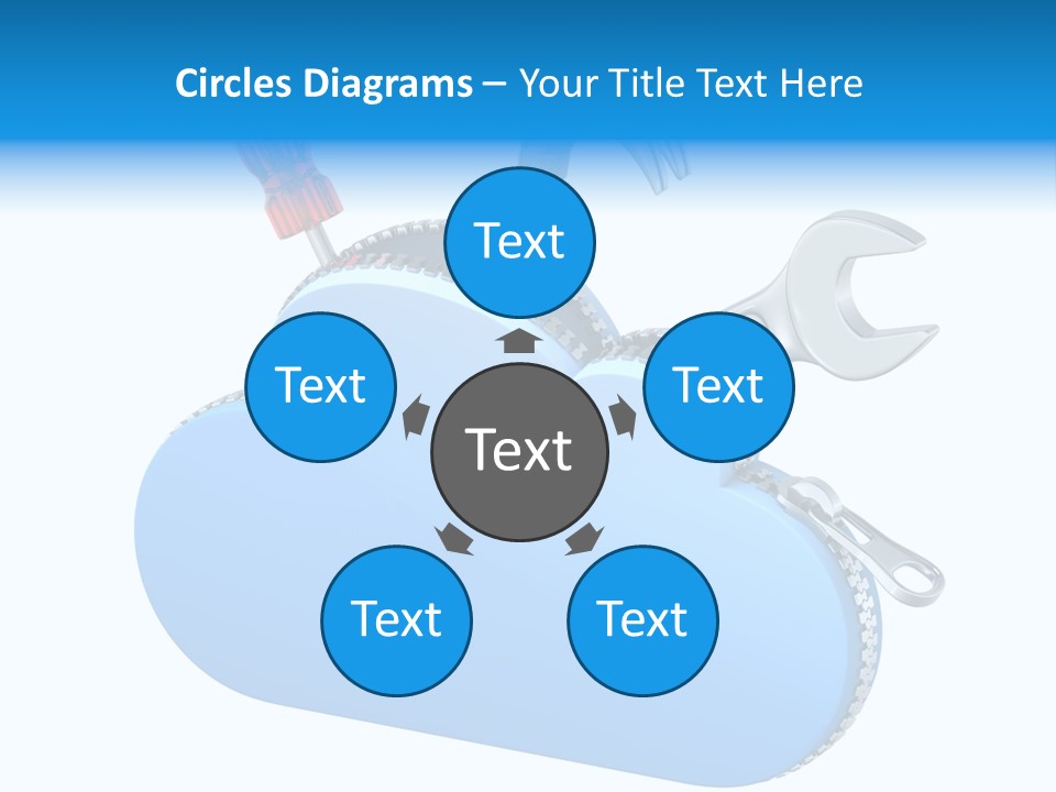 Communication Symbol Service PowerPoint Template