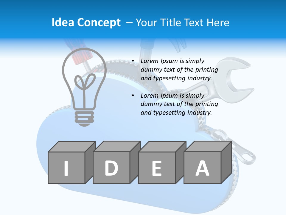 Communication Symbol Service PowerPoint Template