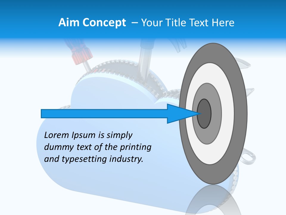 Communication Symbol Service PowerPoint Template