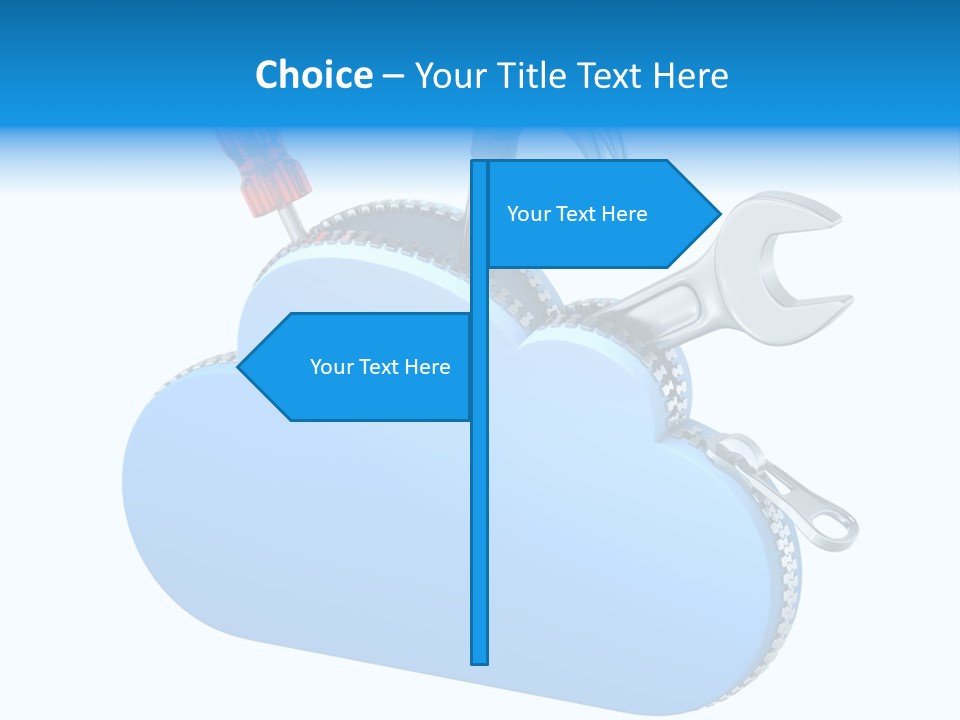 Communication Symbol Service PowerPoint Template