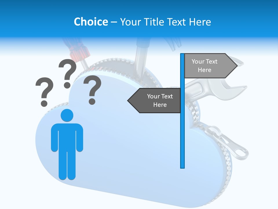 Communication Symbol Service PowerPoint Template