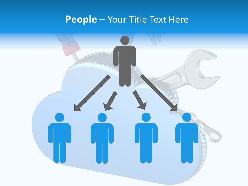 Communication Symbol Service PowerPoint Template