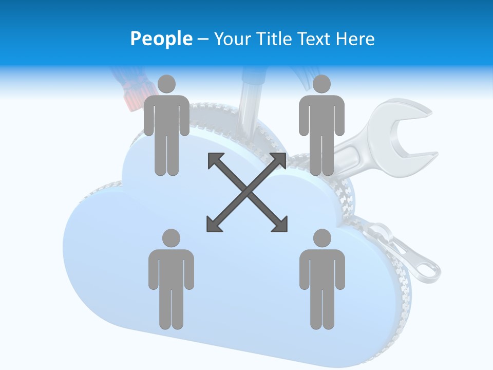 Communication Symbol Service PowerPoint Template