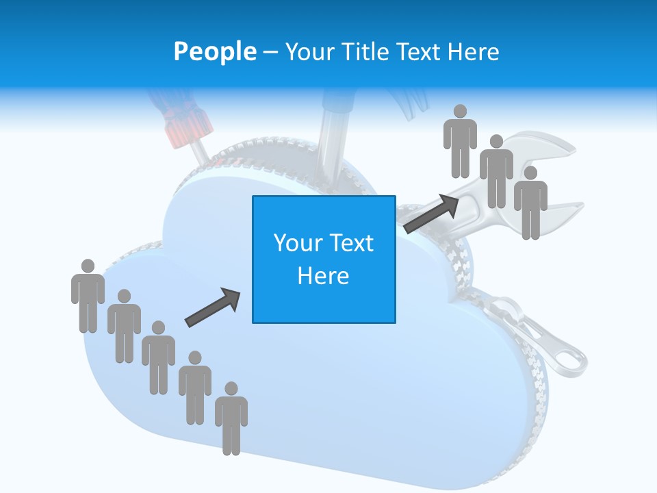 Communication Symbol Service PowerPoint Template